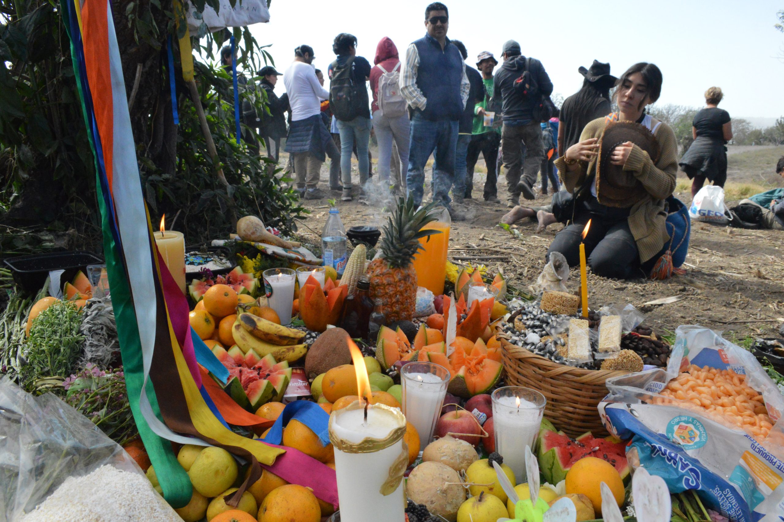 Con rituales ancestrales, celebran el cumpleaños de «Don Goyo»