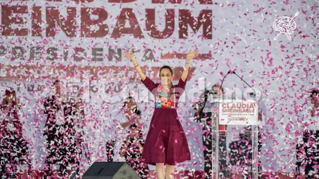 ¡Presidenta!, gritan miles a Sheinbaum en inicio de campaña