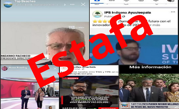 Grotesca estafa sigue circulando en RRSS: Falsos beneficios de acuerdo SQM – Codelco y deepfakes de figuras públicas