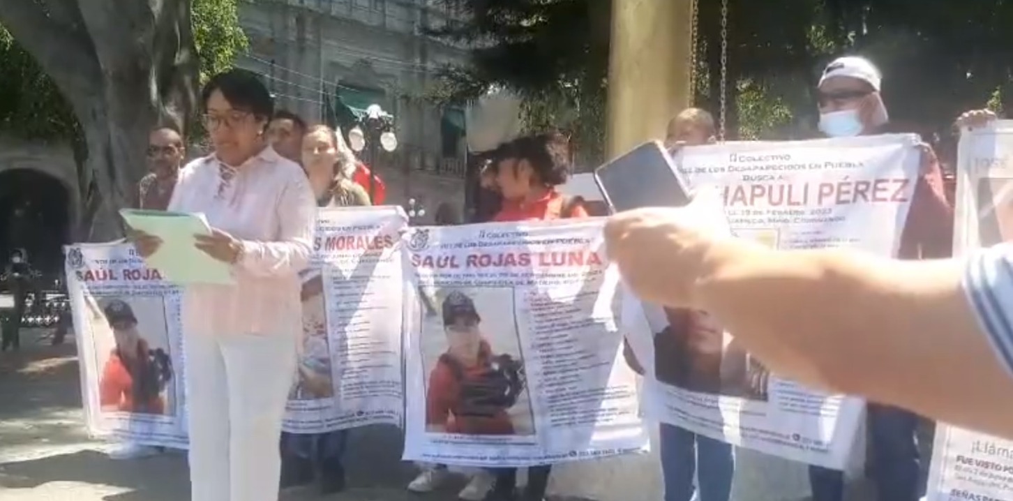Voz de los Desaparecidos en Puebla exige propuestas a candidatos