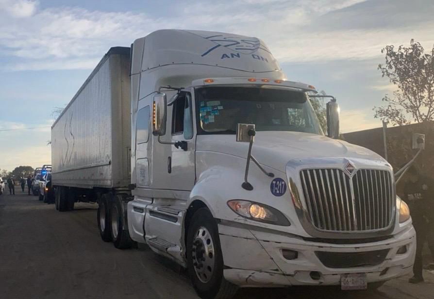 Recupera SSP tráiler robado en la autopista México-Puebla