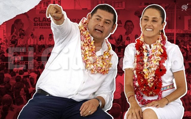 Arranca campaña Armenta con Sheinbaum ante miles de simpatizantes en Izúcar