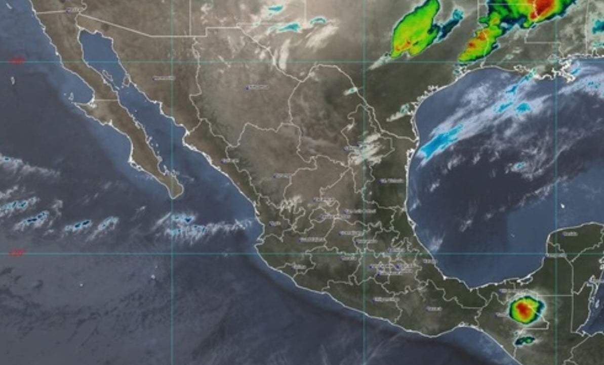 Advierten lluvias intensas en Campeche, Chiapas y Tabasco