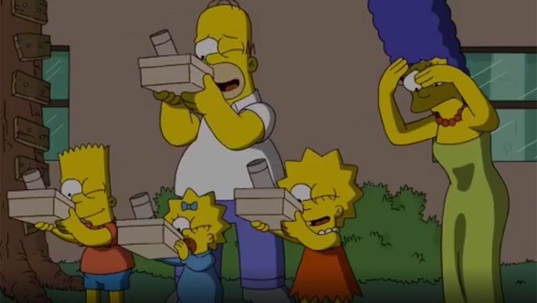 Los Simpson y el eclipse solar 2024, ¿qué reveló la familia amarilla?