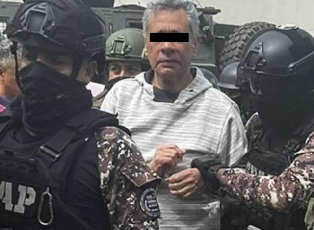 Hospitalizan a Jorge Glas por una «posible descompensación»