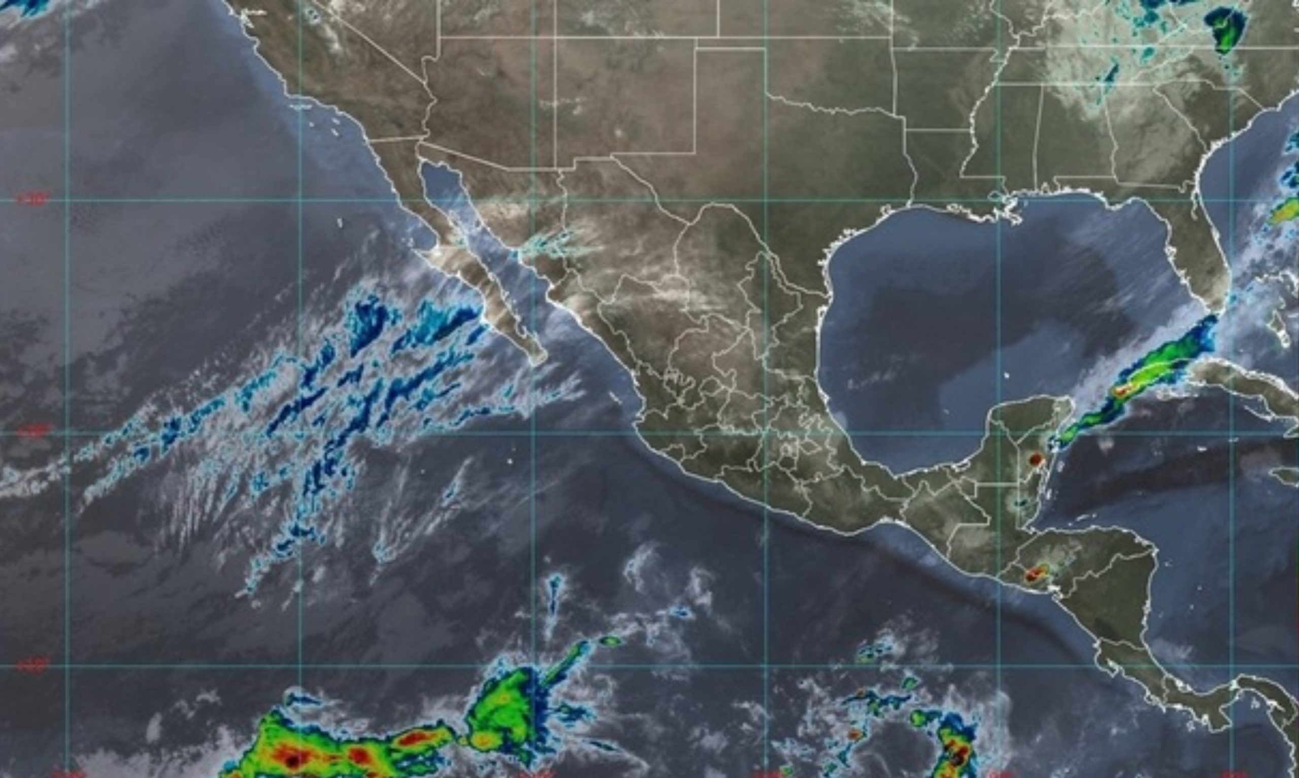 Prevén lluvias en 10 estados de México por frente 45