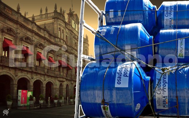 Edil capitalino niega ilegalidad en tinacos, pese a petición de la INE