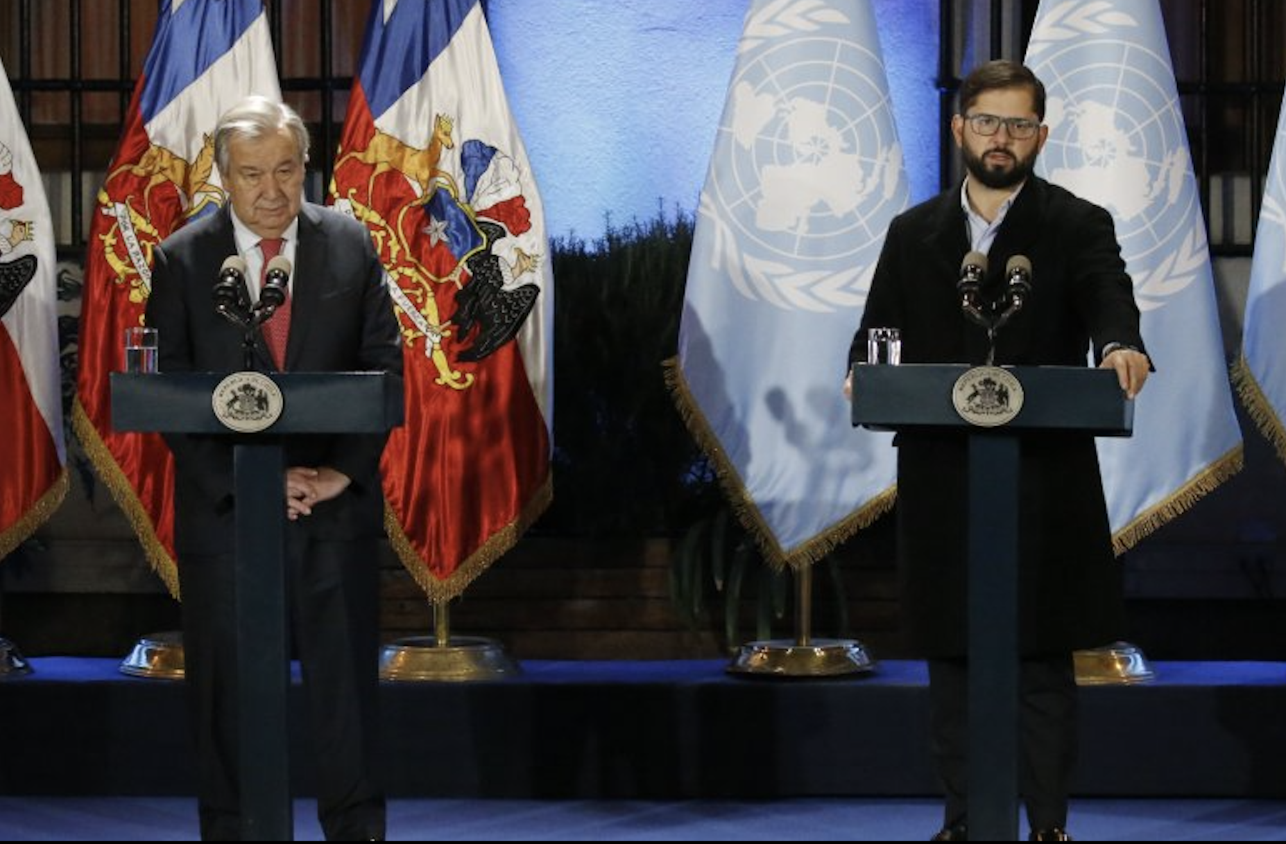 Tras reunión con el secretario general de la ONU: Boric pide levantar el bloqueo a Cuba y avanzar hacia la democratización de la isla