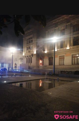 Incendio en Corte Suprema