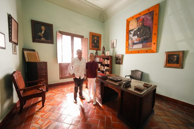 Sheinbaum se reúne con Cárdenas en Michoacán; resalta su legado político