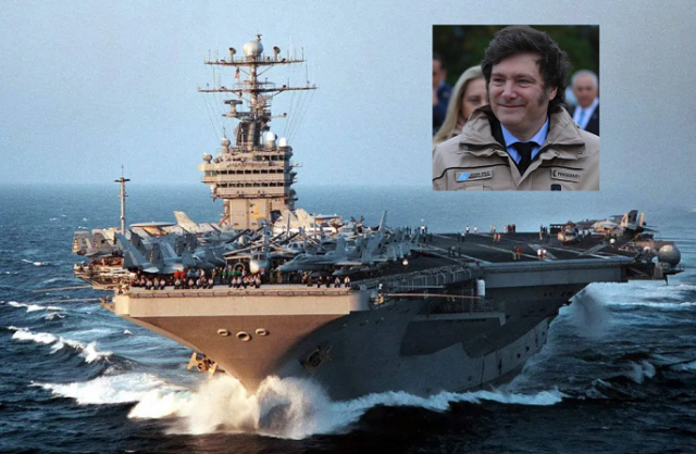 Polo logístico antártico: ¿Qué hay del portaviones nuclear y buques de EEUU que trae Milei al extremo sur de Argentina?