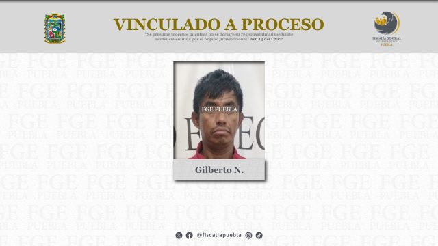 Vinculan a proceso a feminicida de Tehuacán