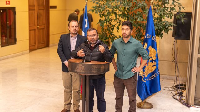 Boris Barrera, Juan Santana y Luis Cuello