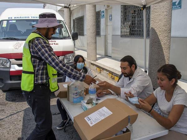 Aplican pruebas toxicológicas a conductores de transporte público en Puebla
