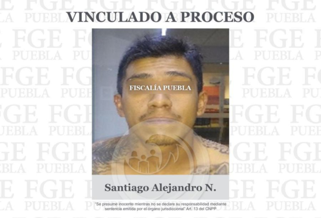 FGE Puebla vincula a proceso a hombre por agredir a 2 a balazos