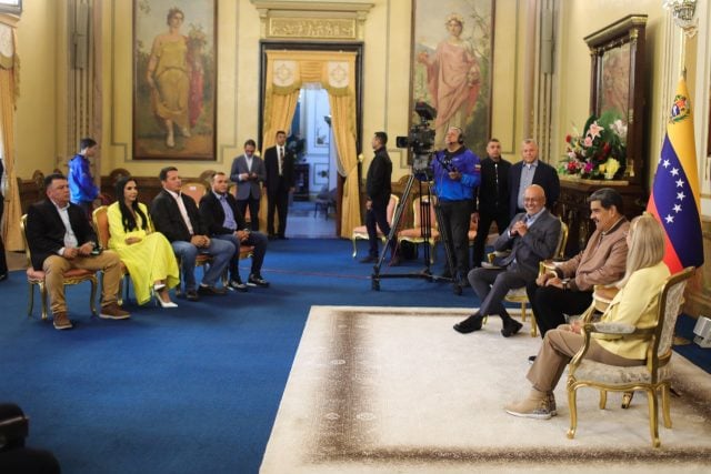 «No les fallaré»: Maduro se reunió con sectores independientes de oposición que lo respaldan