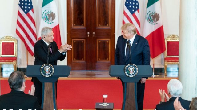 Presidente revela carta a Trump sobre cierre de frontera y rebelión