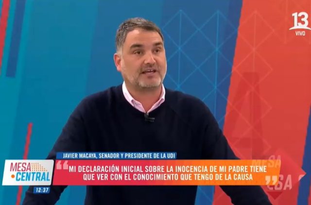 Indignación por defensa en TV de senador Macaya a su padre condenado por abusar de dos niñas