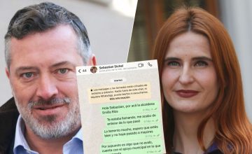 Emilia Ríos comparte pantallazos de WhatsApp que desmienten declaraciones de Sebastián Sichel tras agresión en Ñuñoa