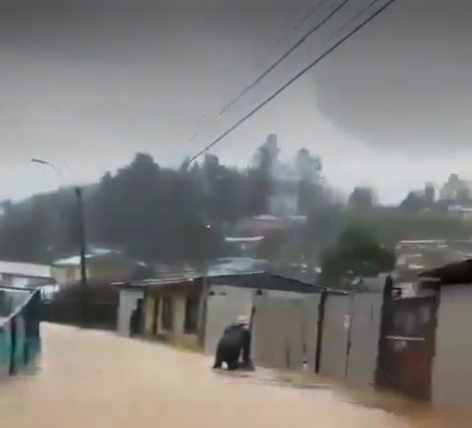 Sur de Chile bajo agua: videos capturan los efectos del temporal