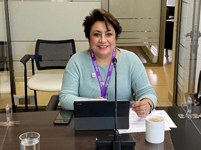 Nadia Ávalos, candidata a CORE