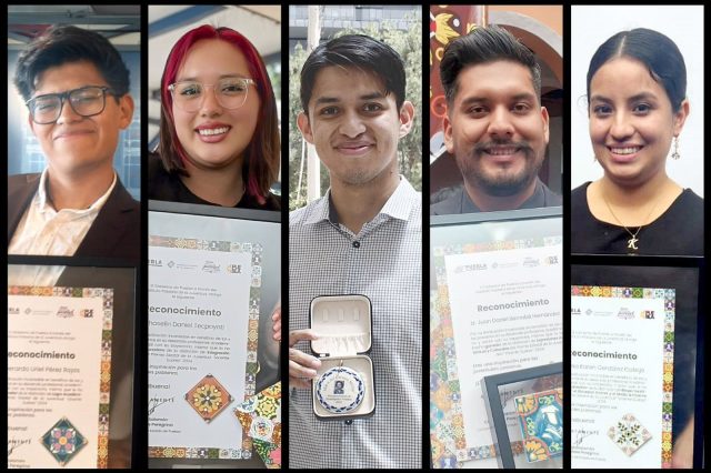 Estudiantes y egresados de la BUAP reciben Premio Estatal de la Juventud “Vicente Suárez” 2024