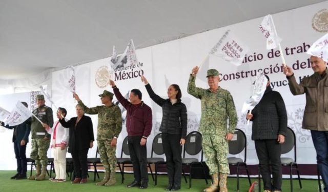 Claudia Sheinbaum inicia las obras del Tren México-Pachuca que conectará con el AIFA