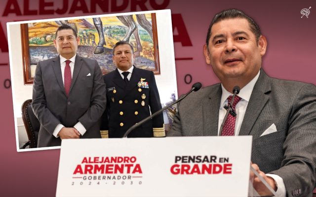 Con el respaldo de la presidenta Sheinbaum, Armenta nombra al vicealmirante Francisco Sánchez como próximo titular de la SSP de Puebla