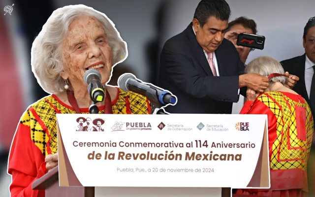 Puebla galardona a Elena Poniatowska con la medalla Carmen Serdán