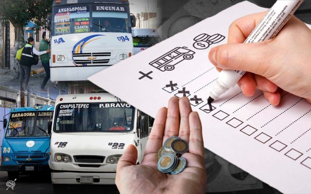 Poblanos avanzan en sentido contrario a la propuesta de aumentar el pasaje a 19 pesos