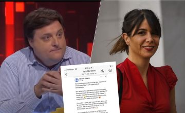 "Perkin de la derecha": Gabriel Alemparte publicó por error un pantallazo que revela que recibe recados de Katherine Martorell