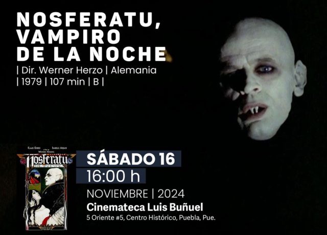 Proyectará Casa de Cultura de Puebla “Clásicos del Terror» en Cinemateca Luis Buñuel
