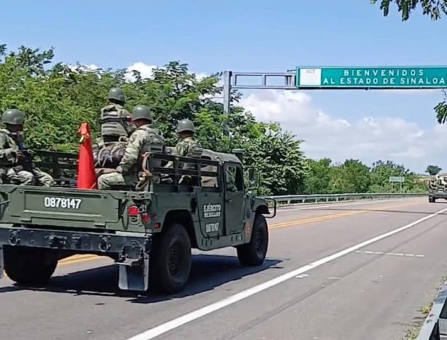 Operativo en Choix, Sinaloa: Ejército decomisa droga, armas y explosivos
