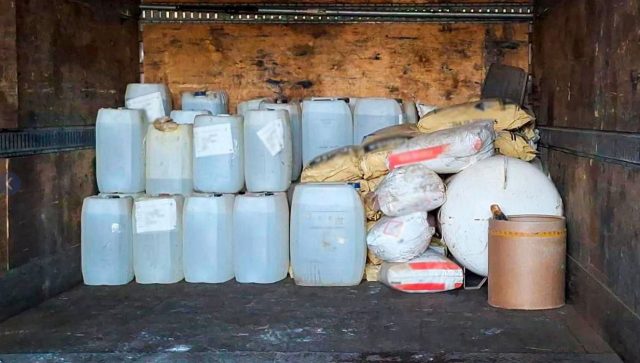 Destruye FGR en Jalisco seis toneladas de precursores químicos y 400 mil tabletas de fentanilo