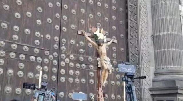 Catedral de Puebla abre Puerta del Perdón con la llegada del Año Jubilar 2025