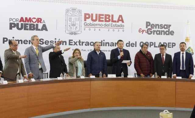 Alejandro Armenta instala Comité de Planeación para el Desarrollo de Puebla