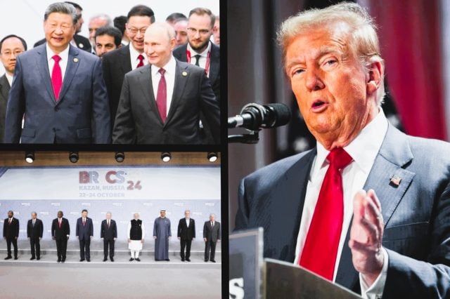Nueva amenaza de Trump incluye aranceles del  100% para el BRICS, si crean moneda propia