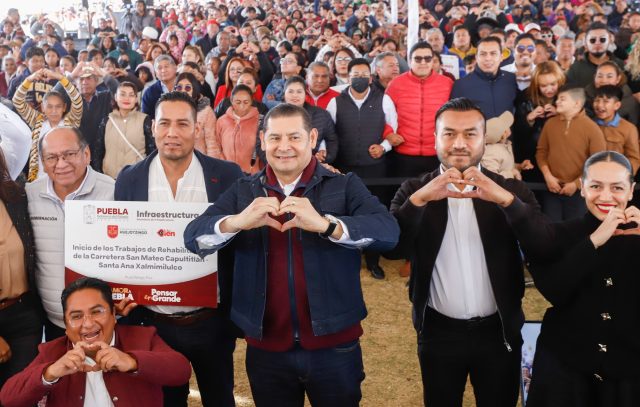 Alejandro Armenta impulsa desarrollo en Huejotzingo: Obras comunitarias y rescate ambiental