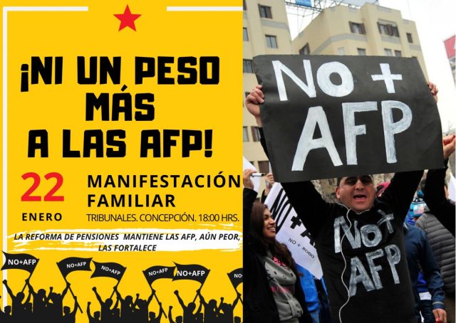 ¡Atención Concepción! Convocan manifestación en contra de las AFP