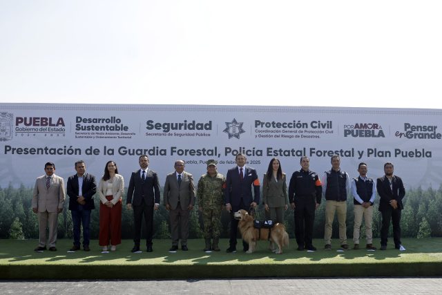 Inician actividades Guardia Forestal y la Policía Forestal de Puebla con 140 elementos y 120 mdp