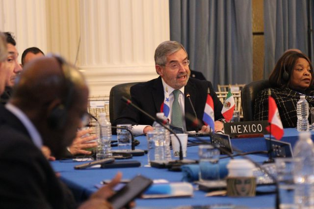 Canciller De la Fuente llama a fortalecer el multilateralismo en la OEA