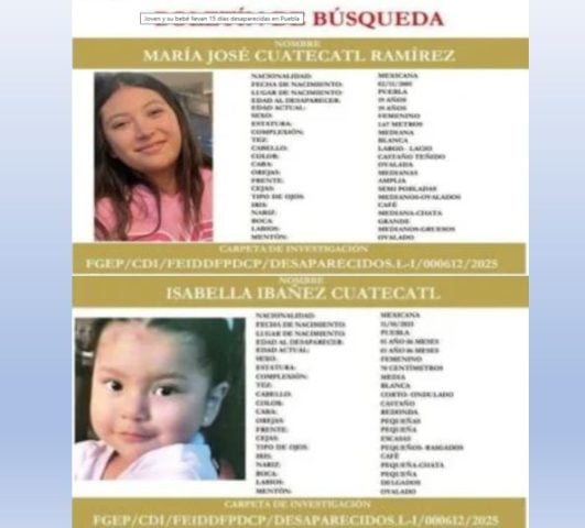 Señalan antigua pertenencia a grupo delictivo del abuelo materno de bebé desaparecida, Isabella Ibáñez