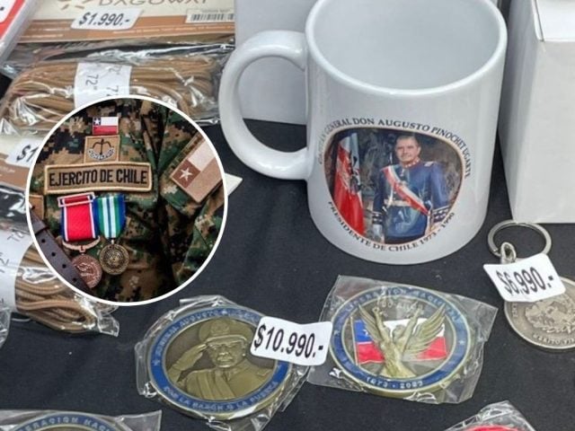 Merchandising de Pinochet en la Escuela Militar: Ejército culpa a empresa externa por souvenirs y anuncia investigación