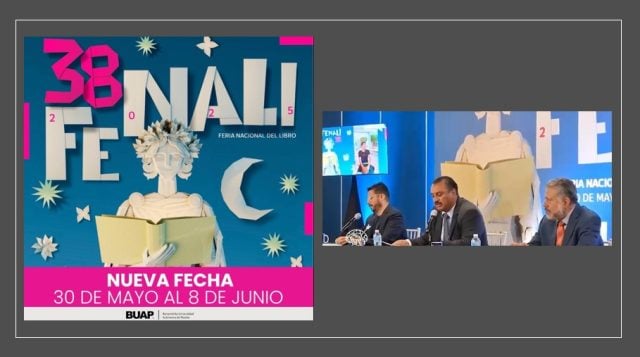 BUAP anuncia edición 38 de la Fenali con participación de 135 casas editoriales 