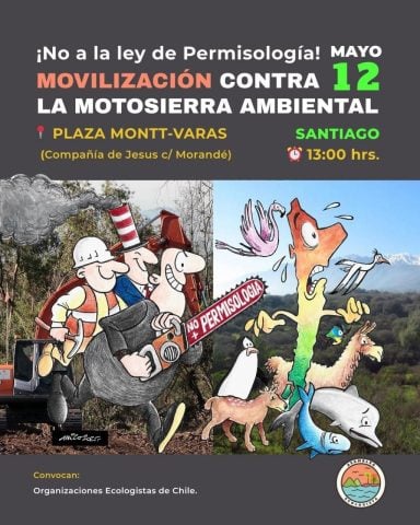 Organizaciones Sociales Marcharán en Contra de la «Motosierra Ambiental» y responsabilizan a Ministro de Economía, Nicolás Grau