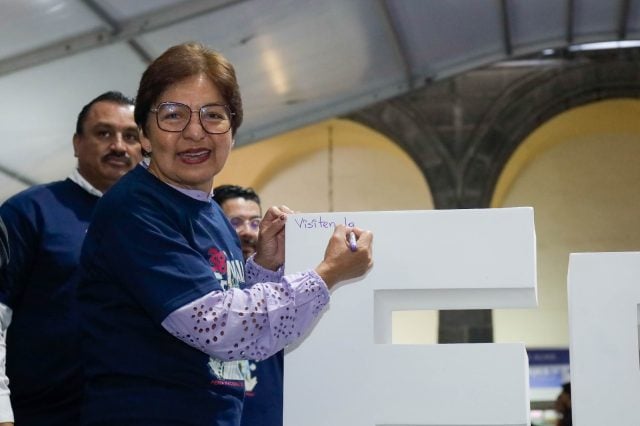 Lilia Cedillo inaugura edición 38 de la Fenali en El Carolino