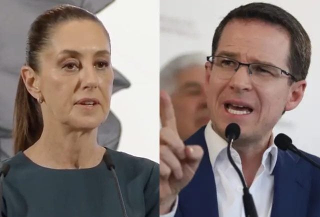 Sheinbaum confronta a Anaya y lo acusa de hipocresía por señalar presunto intervencionismo de EE.UU.