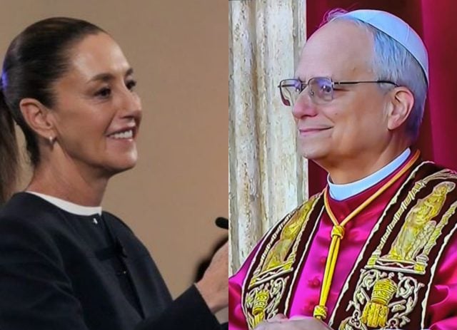 Sheinbaum felicita al Papa León XIV y destaca el compromiso de México con la paz y el humanismo