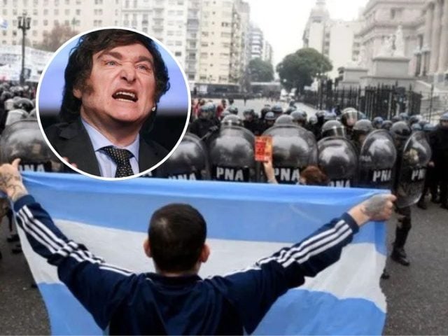 Violencia institucional de Milei no cesa: En 5 meses, número de heridos por represión supera al total de 2024   