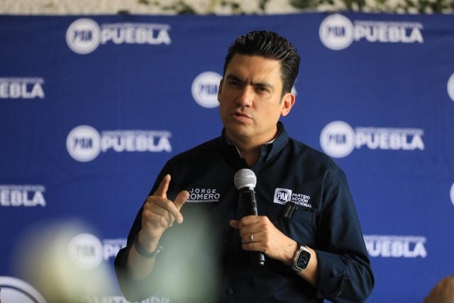 Entre discursos de unidad y ausencias incómodas:  Jorge Romero en Puebla